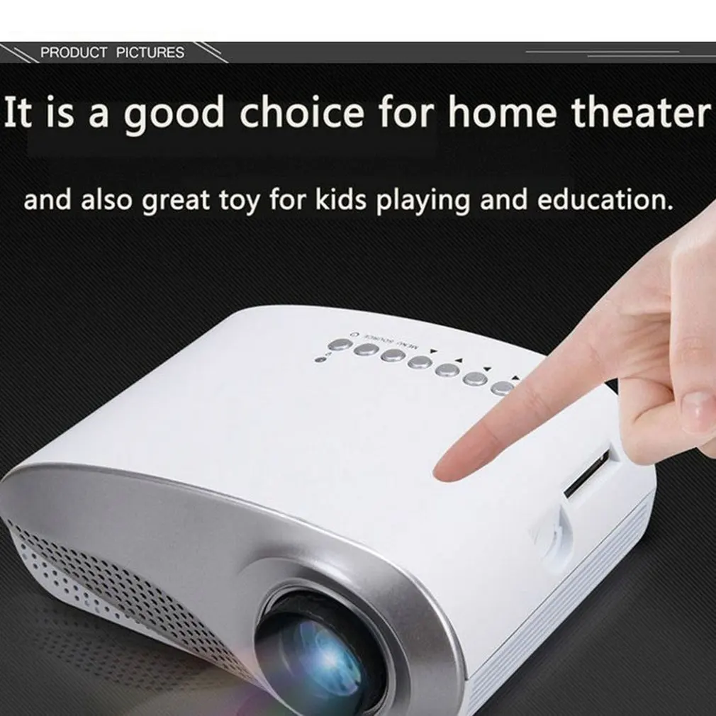 2020 New Mini Projector Full HD Portable 1080P 3D HD LED Projector Multimedia Home Theater USB VGA HDMI TV Home Theatre System
2020 New Mini Projector Full HD Portable 1080P 3D HD LED Projector Multimedia Home Theater USB VGA HDMI TV Home Theatre System