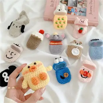 Winter Knit Rabbit elephant Key Ring Case Cover for Apple Airpods 1/2 Earphone Cases Bluetooth Headphone Bag Air Pods Lanyard 
Winter Knit Rabbit elephant Key Ring Case Cover for Apple Airpods 1/2 Earphone Cases Bluetooth Headphone Bag Air Pods Lanyard