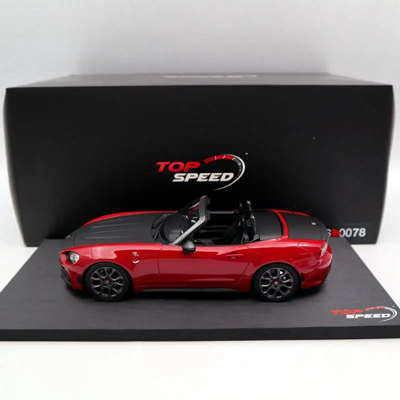 TOP Speed 1:18 For Abarth 124 Spider Costa Brava 1972 Red TS0078 Limited Edition Collection Toys Car
TOP Speed 1:18 For Abarth 124 Spider Costa Brava 1972 Red TS0078 Limited Edition Collection Toys Car