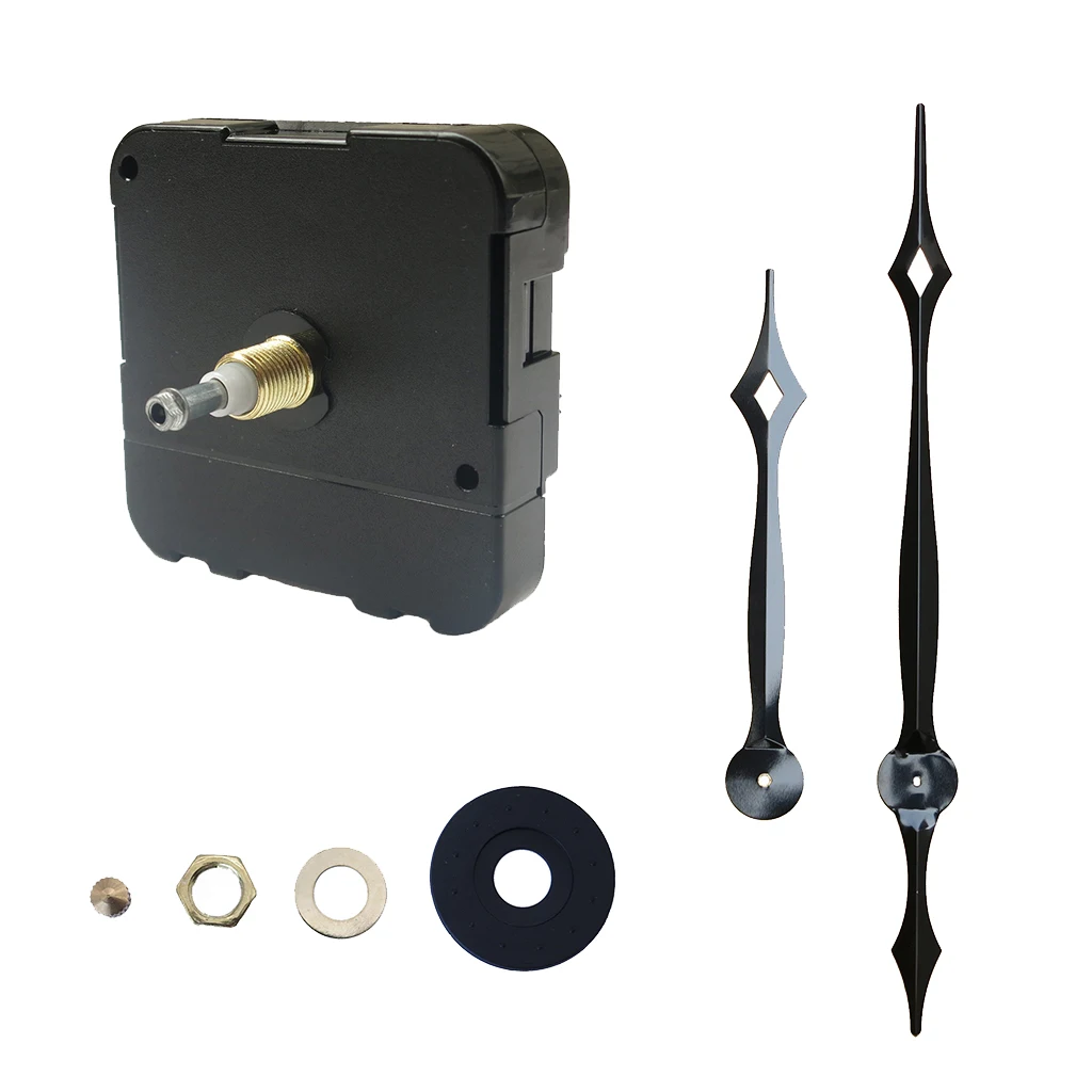 Black 22mm Long Shaft Clock Movement Mechanism 5mm Maximum Dial Thickness Quartz Wall Clock Movement Watches Accessories Black 22mm Long Shaft Clock Movement Mechanism 5mm Maximum Dial Thickness Quartz Wall Clock Movement Watches Accessories