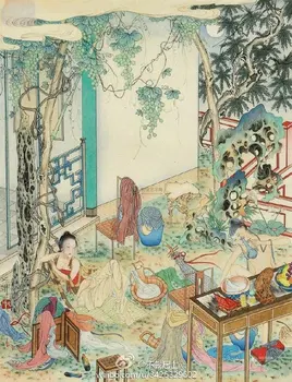 26x33cm Chin P'ing Mei Make Love painting Exquisite Interesting Vintage Collecting Imitating Ancient Figure painting
26x33cm Chin P'ing Mei Make Love painting Exquisite Interesting Vintage Collecting Imitating Ancient Figure painting