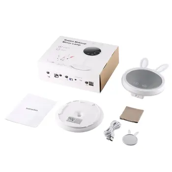 ICOCO Intelligent Touch Switch LED Light Rabbit Shaped Makeup Cosmetic Mirror Storage Table Lamp Built-in Battery Drop Shipping
ICOCO Intelligent Touch Switch LED Light Rabbit Shaped Makeup Cosmetic Mirror Storage Table Lamp Built-in Battery Drop Shipping