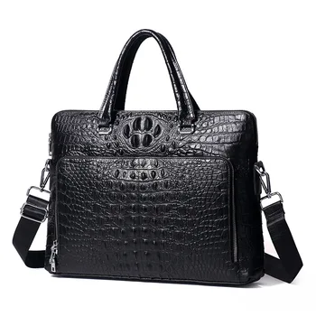 New Luxury 100% Cow Genuine Leather Business Men's Briefcase Male Alligator Shoulder Bag MenMessenger Bag Tote Computer Handbag 
New Luxury 100% Cow Genuine Leather Business Men's Briefcase Male Alligator Shoulder Bag MenMessenger Bag Tote Computer Handbag