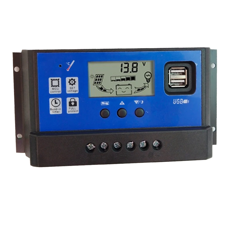 60A 50A 40A PWM Solar Regulators 12V 24V Auto Solar Panel Battery Charge Controller for Solar power System
60A 50A 40A PWM Solar Regulators 12V 24V Auto Solar Panel Battery Charge Controller for Solar power System