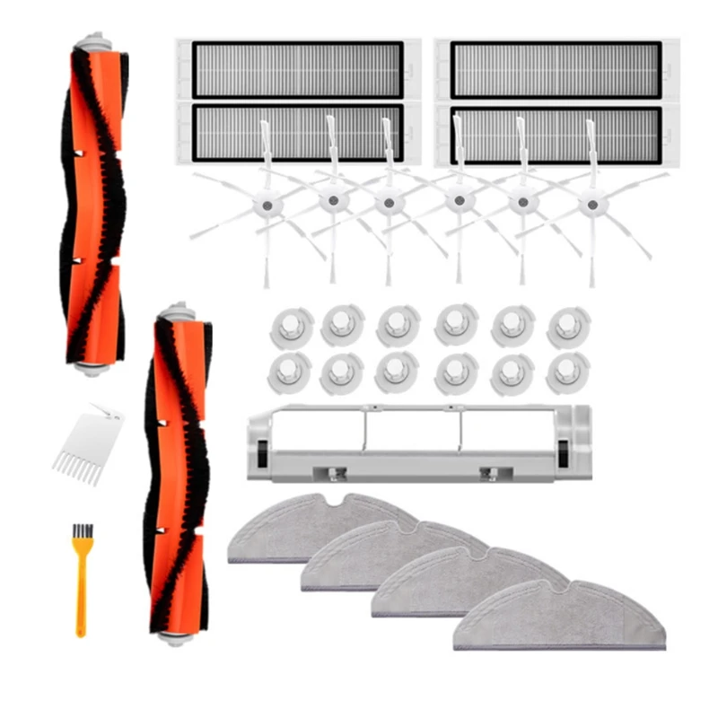 31Pcs for XIAOMI Robot Vacuum Cleaner Part Kit Roborock S50 S51 Side Brush HEPA Filter Main Brush Cleaning Tool Mop Cloths
31Pcs for XIAOMI Robot Vacuum Cleaner Part Kit Roborock S50 S51 Side Brush HEPA Filter Main Brush Cleaning Tool Mop Cloths