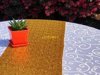 30* 275cm Gold Silver Sequin Table Runner Sparkly Bling Wedding Party Decoration Wholesale
30* 275cm Gold Silver Sequin Table Runner Sparkly Bling Wedding Party Decoration Wholesale
