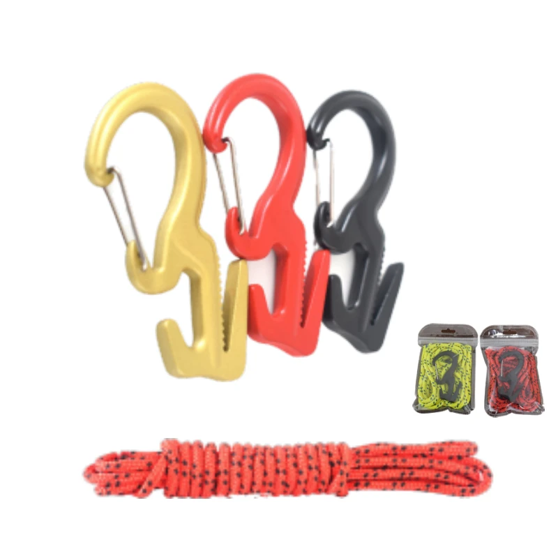 Hybrid Gear Clip Carabiner Hook with 2M Rope Figure 9 Free Knot Quick Locking Clips Fishing Hiking Travel Climbing Accessories
Hybrid Gear Clip Carabiner Hook with 2M Rope Figure 9 Free Knot Quick Locking Clips Fishing Hiking Travel Climbing Accessories