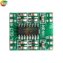 Mini PAM8403 2*3W Digital Class D Amplifier Board Module Audio Speaker Sound Board 2.5V To 5V Modulo Amplificador Volume Control
Mini PAM8403 2*3W Digital Class D Amplifier Board Module Audio Speaker Sound Board 2.5V To 5V Modulo Amplificador Volume Control