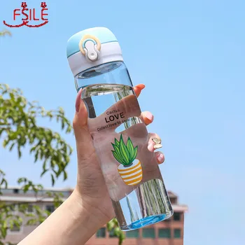 550ml Portable Creative Plastic Cup with Lid Bouncing Lid Water Cup Korean Version of Simple Vibrato Explosion Sports Water Cup
550ml Portable Creative Plastic Cup with Lid Bouncing Lid Water Cup Korean Version of Simple Vibrato Explosion Sports Water Cup