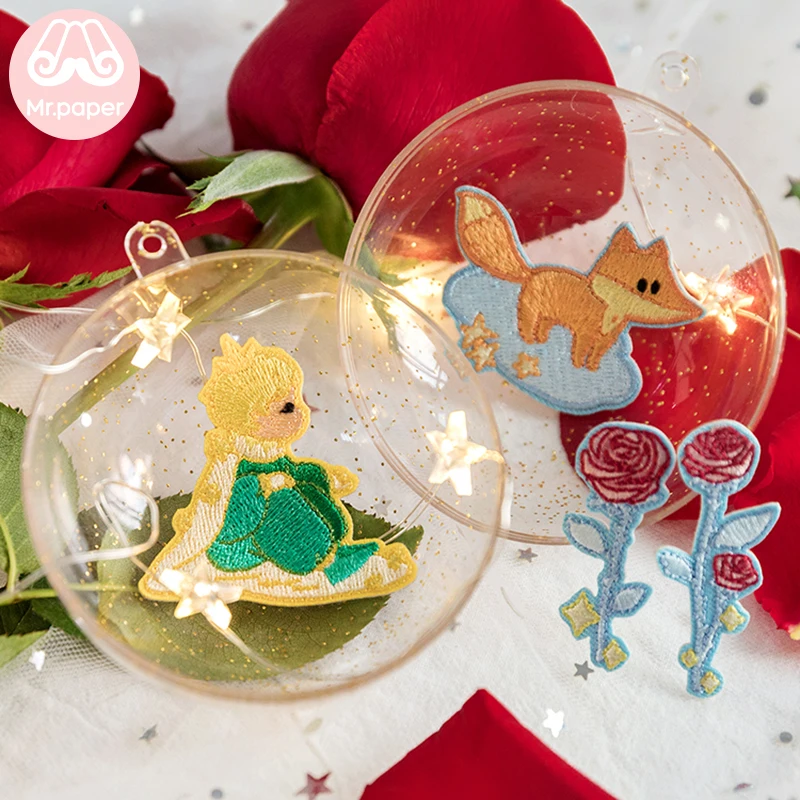 Mr.Paper 4 Designs Dreamy Cartoon Little Prince Embroidery Stickers Kawaii Stitch Patches DIY Clothes Bag Deco Fabric Stickers 
Mr.Paper 4 Designs Dreamy Cartoon Little Prince Embroidery Stickers Kawaii Stitch Patches DIY Clothes Bag Deco Fabric Stickers