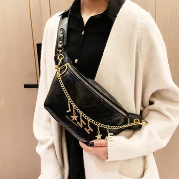 Luxury Brand Waist Bag For Women Fashion Designer Fanny Pack Banana bags PU Leather Chain Ladies Belt Waist Packs Crossbody Bag
Luxury Brand Waist Bag For Women Fashion Designer Fanny Pack Banana bags PU Leather Chain Ladies Belt Waist Packs Crossbody Bag