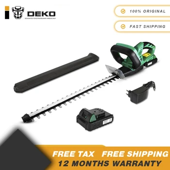 DEKO 20V Lithium 2000mAh Cordless Hedge Trimmer Quick Charge Rechargeable Electric Trimmer Pruning Saw with Dual Blade/Saw 
DEKO 20V Lithium 2000mAh Cordless Hedge Trimmer Quick Charge Rechargeable Electric Trimmer Pruning Saw with Dual Blade/Saw