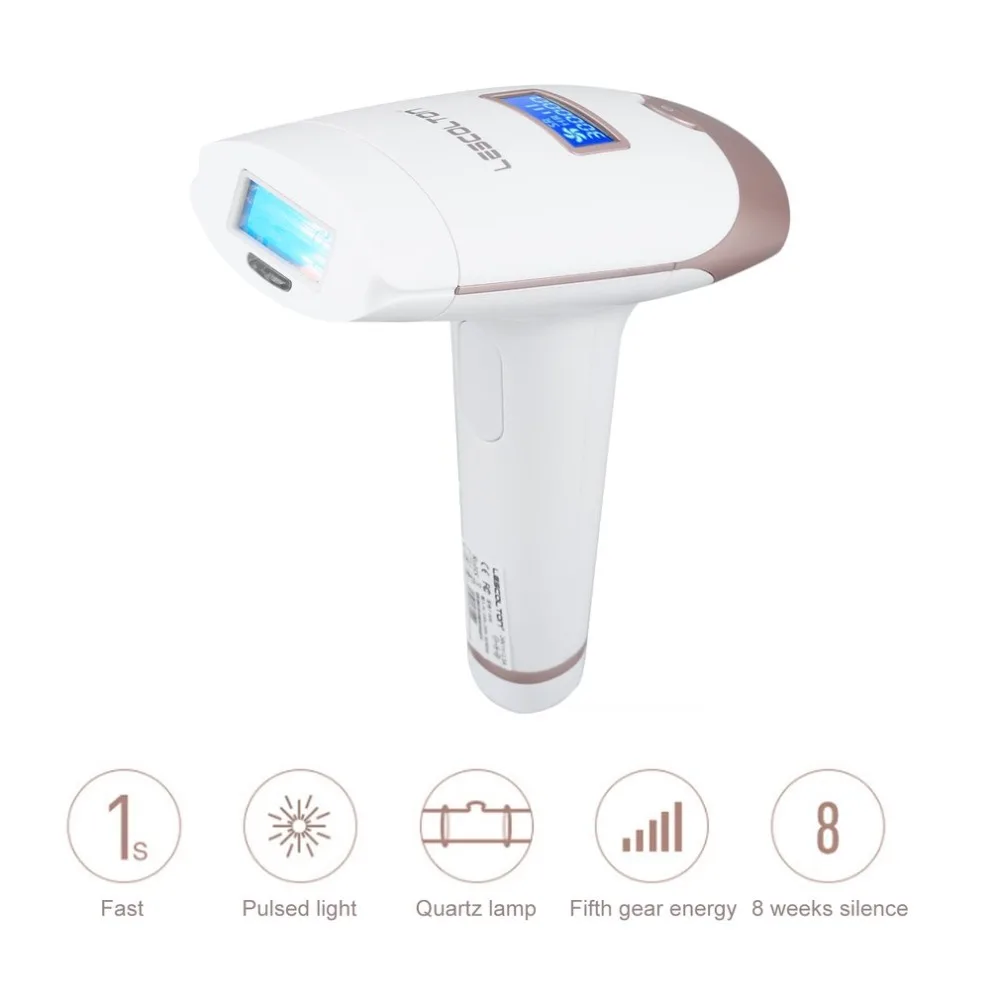 LESCOLTON T009i Safe Use Razor Face & Body Hair Removal Painless IPL Home Pulsed Light for Men&Women with LCD Display
LESCOLTON T009i Safe Use Razor Face & Body Hair Removal Painless IPL Home Pulsed Light for Men&Women with LCD Display