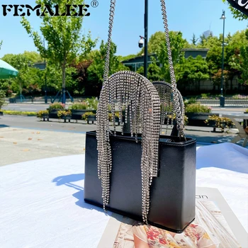 Luxury Female Tassel Diamond Flap Bag Sac Women Designer Pure Color PU Leather Square Crossbody Bags Fashion Fall Chain Handbags
Luxury Female Tassel Diamond Flap Bag Sac Women Designer Pure Color PU Leather Square Crossbody Bags Fashion Fall Chain Handbags