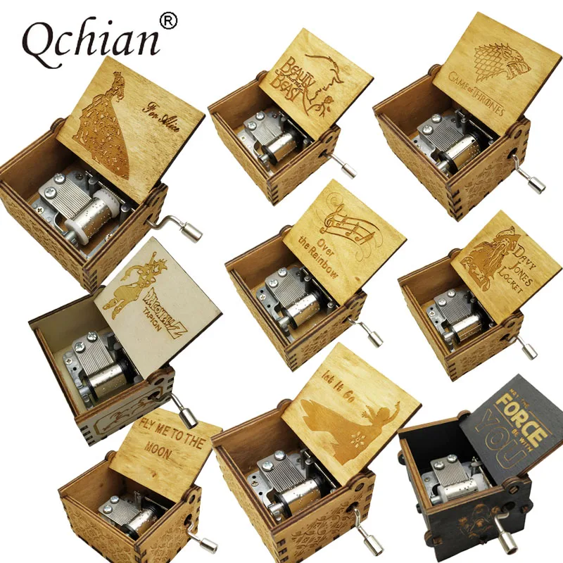 Star Wars Music Box Game of Thrones Castle In The Sky Beauty and the Beast Let it go Hand Cranked Wood music box Christmas Gift
Star Wars Music Box Game of Thrones Castle In The Sky Beauty and the Beast Let it go Hand Cranked Wood music box Christmas Gift