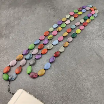 Boho Colorful Acrylic Bead Handmade Necklace ID Work Card Rope Chain Mobile Phone Keychain Mobile Phone Lanyard Dropshipping
Boho Colorful Acrylic Bead Handmade Necklace ID Work Card Rope Chain Mobile Phone Keychain Mobile Phone Lanyard Dropshipping