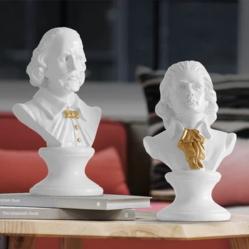 SHAKESPEAR & MOZART HEAD PORTRAITS BUST LARGE RESIN STATUES FOR HOME DECORATION RESIN ART & CRAFT SCULPTURE SKETCH PRACTICE
SHAKESPEAR & MOZART HEAD PORTRAITS BUST LARGE RESIN STATUES FOR HOME DECORATION RESIN ART & CRAFT SCULPTURE SKETCH PRACTICE