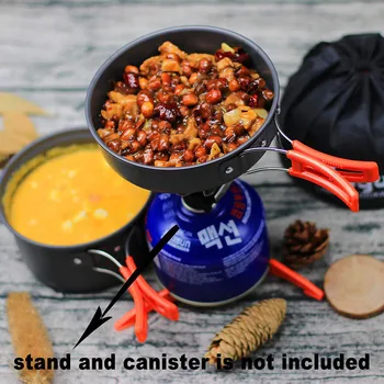 Portable Outdoor Camping Cookware Kit Tableware Set Outdoor Pot Pan Spoon Spatula Set FOU99
Portable Outdoor Camping Cookware Kit Tableware Set Outdoor Pot Pan Spoon Spatula Set FOU99