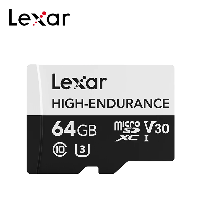 Original Lexar Micro SD Card 32GB 64GB 128GB High Endurance Memory Card up to 100MB/s SDHC V10 TF Card for 4K Video Camera
Original Lexar Micro SD Card 32GB 64GB 128GB High Endurance Memory Card up to 100MB/s SDHC V10 TF Card for 4K Video Camera