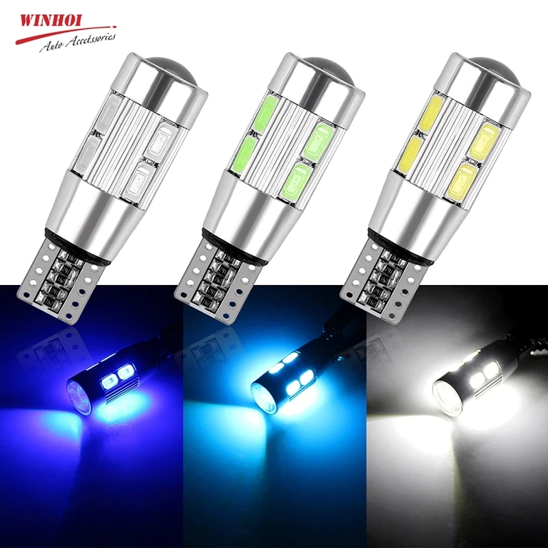 T10 Led Canbus W5W 5630 5730 10SMD 194 168 LED Bulb Error Free Auto Parking Light Car Clearance Light Side Wedge Lamp Fog Light
T10 Led Canbus W5W 5630 5730 10SMD 194 168 LED Bulb Error Free Auto Parking Light Car Clearance Light Side Wedge Lamp Fog Light