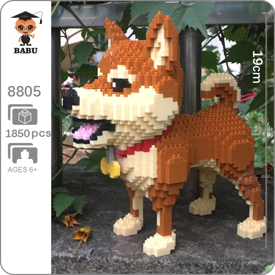 Babu Shiba Breed Pet Dog Building Blocks Animal 3D Model Diamond Mini Brick DIY Small Blocks Assembly Toy for Boy Children Gifts
Babu Shiba Breed Pet Dog Building Blocks Animal 3D Model Diamond Mini Brick DIY Small Blocks Assembly Toy for Boy Children Gifts