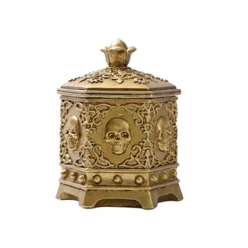 Resin Skull Jewelry Box Crafts Halloween Decoration Bar Home Mini Storage Box Sculpture Desktop Jewelry Storage Organizer.. 
Resin Skull Jewelry Box Crafts Halloween Decoration Bar Home Mini Storage Box Sculpture Desktop Jewelry Storage Organizer..