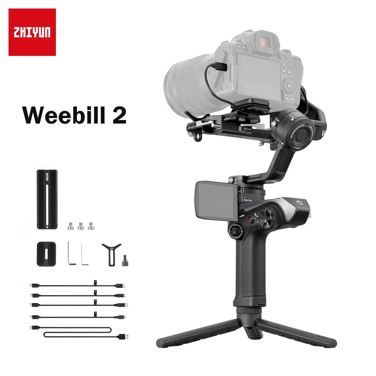 3-осевой стабилизатор ZHIYUN WEEBILL 2 Pro Plus, 2,88 дюйма, Ручной Стабилизатор для камеры Sony, Canon, Nikon
3-осевой стабилизатор ZHIYUN WEEBILL 2 Pro Plus, 2,88 дюйма, Ручной Стабилизатор для камеры Sony, Canon, Nikon