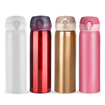 500 ML 304 Stainless Steel Insulation Cup Stainless Steel Bottle Bounce Cover Travel Vacuum Thermos Cup Creative Fashion
500 ML 304 Stainless Steel Insulation Cup Stainless Steel Bottle Bounce Cover Travel Vacuum Thermos Cup Creative Fashion