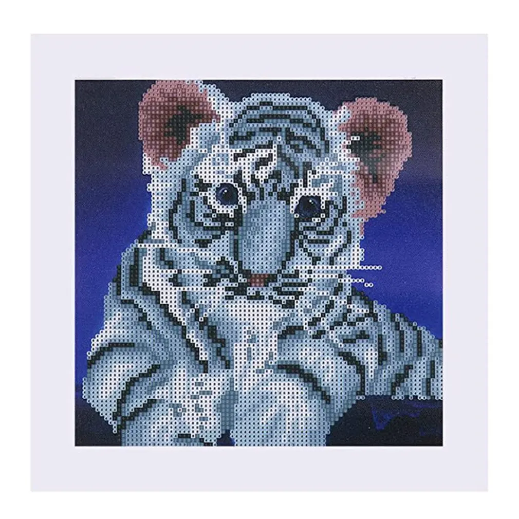 Full Round Drill DIY Diamond Painting Animal tiger 3D Embroidery Cross Stitch 5D Home Decor Gift | Дом и сад