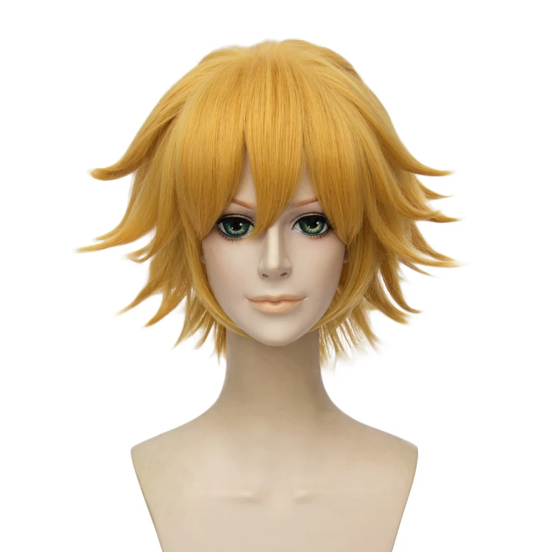 Ladybug Cat Noir Cosplay Wigs Short Golden Heat Resistant Synthetic Hair Perucas Halloween Party Carnival Wig
Ladybug Cat Noir Cosplay Wigs Short Golden Heat Resistant Synthetic Hair Perucas Halloween Party Carnival Wig