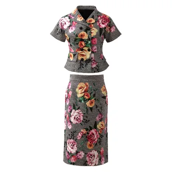 Goodlishowsi Autumn High End Two Piece Sets Plaid Floral Double Breasted Coat Tops + Bodycon Skirt Elegant Women Sets
Goodlishowsi Autumn High End Two Piece Sets Plaid Floral Double Breasted Coat Tops + Bodycon Skirt Elegant Women Sets