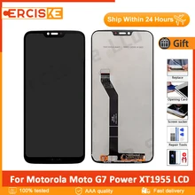 Ensemble écran tactile LCD Original pour Motorola Moto G7, puissance 155mm XT1955-1-2-4-7 mm 157mm XT1955-6-5=