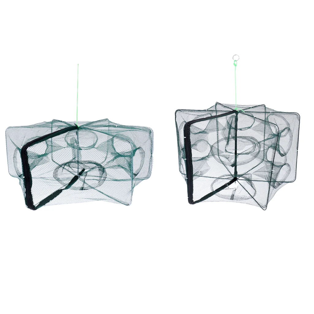 Foldable Fishing Ne Fish Net Crawfish Crawdad Shrimp Minnow Fishing Net Trap Dip Cage 6 / 12 Holes for Fisherman Foldable Fishing Ne Fish Net Crawfish Crawdad Shrimp Minnow Fishing Net Trap Dip Cage 6 / 12 Holes for Fisherman
