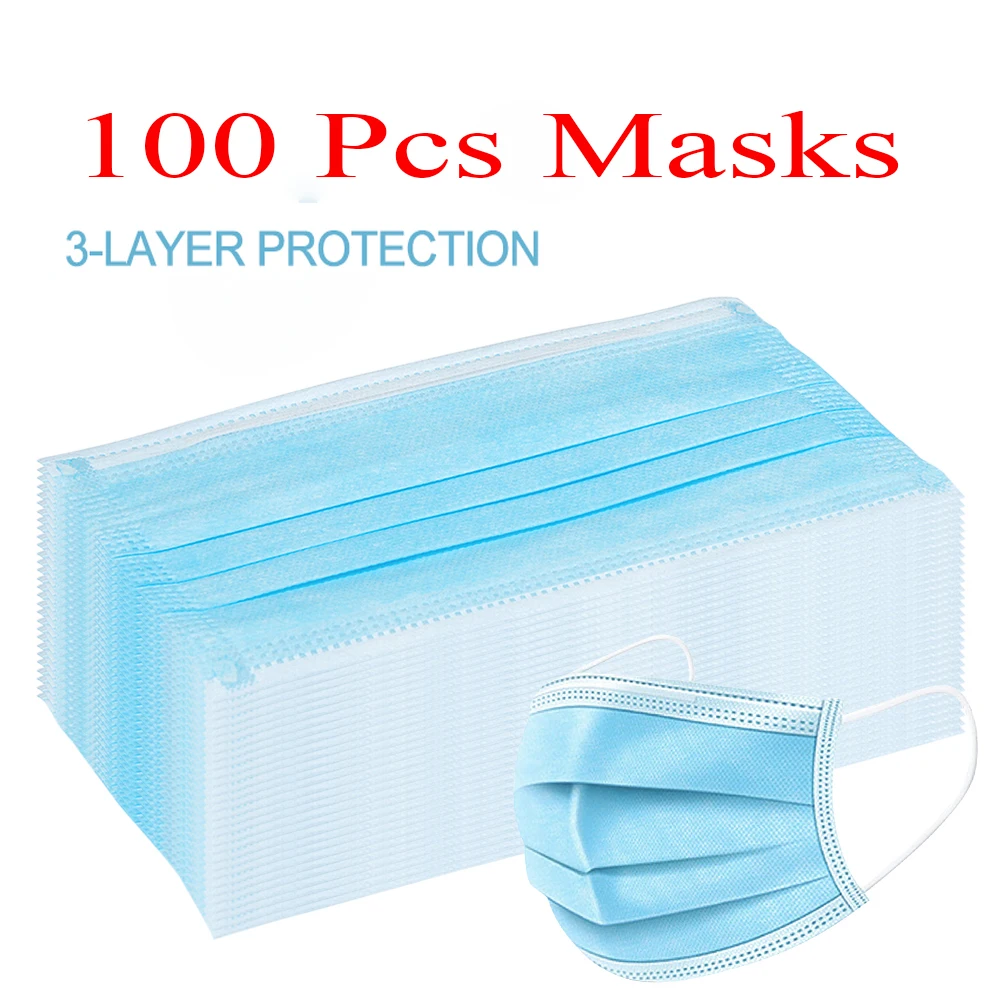 100Pcs In Stock Disposable Mask PM2.5 Anti Dust Protection Mouth Masks Earloops Anti Fog & Haze Soft Breathable Protective Masks
100Pcs In Stock Disposable Mask PM2.5 Anti Dust Protection Mouth Masks Earloops Anti Fog & Haze Soft Breathable Protective Masks