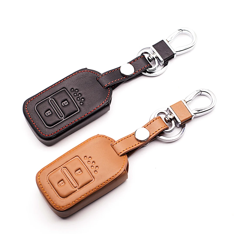 Genuine Leather Smart Remote Key Case For Honda HRV HR-V Vezel For Jazz Crosstour XRV Jed Pilot Accord Civic Fit Freed 2 buttons
Genuine Leather Smart Remote Key Case For Honda HRV HR-V Vezel For Jazz Crosstour XRV Jed Pilot Accord Civic Fit Freed 2 buttons