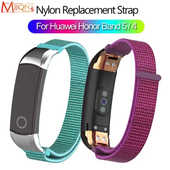 1PC Nylon Strap For Huawei Honor Band 5 4 Sport loop Bracelet Replacement Watch Band Metal Fixed Smart Watch Accessories
1PC Nylon Strap For Huawei Honor Band 5 4 Sport loop Bracelet Replacement Watch Band Metal Fixed Smart Watch Accessories
