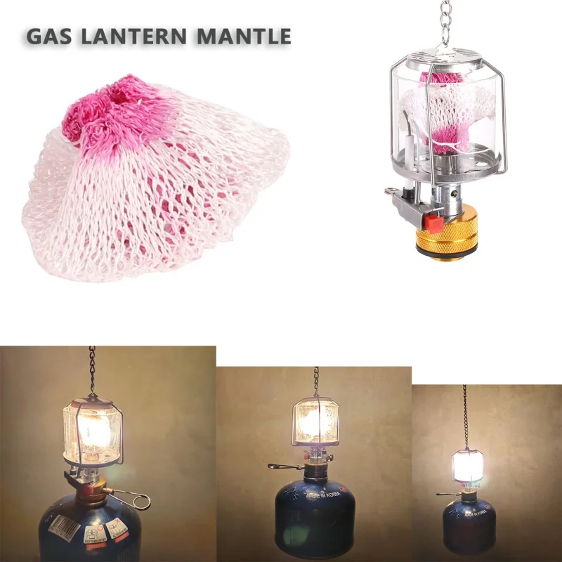 10 шт. газовый фонарь Mantles Открытый Кемпинг керосиновая газовая лампа крышка
