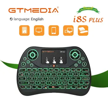 i8S Plus Mini keyboard backlit Air Mouse 2.4GHz Mouse Wireless Keyboard Touchpad Handheld for TV Box PC With English keyboard
i8S Plus Mini keyboard backlit Air Mouse 2.4GHz Mouse Wireless Keyboard Touchpad Handheld for TV Box PC With English keyboard