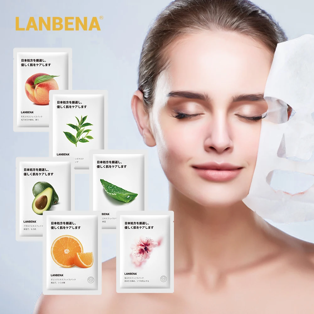 LANBENA Face Mask Fruit Facial Mask Whitening Moisturizing Japan Advanced Formula Water Locking Plant Extract Fresh Skin Care
LANBENA Face Mask Fruit Facial Mask Whitening Moisturizing Japan Advanced Formula Water Locking Plant Extract Fresh Skin Care