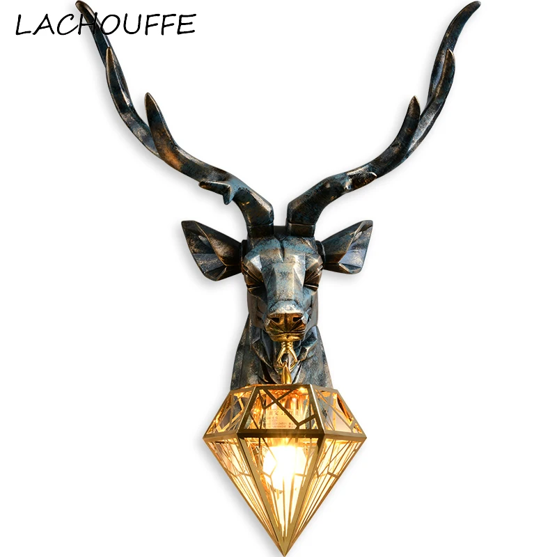Modern Deer Head Resin Wall Lamp Sconces Creative Metal Wall Light Fixtures for Living Room Corridor Fashion Decor Luminare E27
Modern Deer Head Resin Wall Lamp Sconces Creative Metal Wall Light Fixtures for Living Room Corridor Fashion Decor Luminare E27