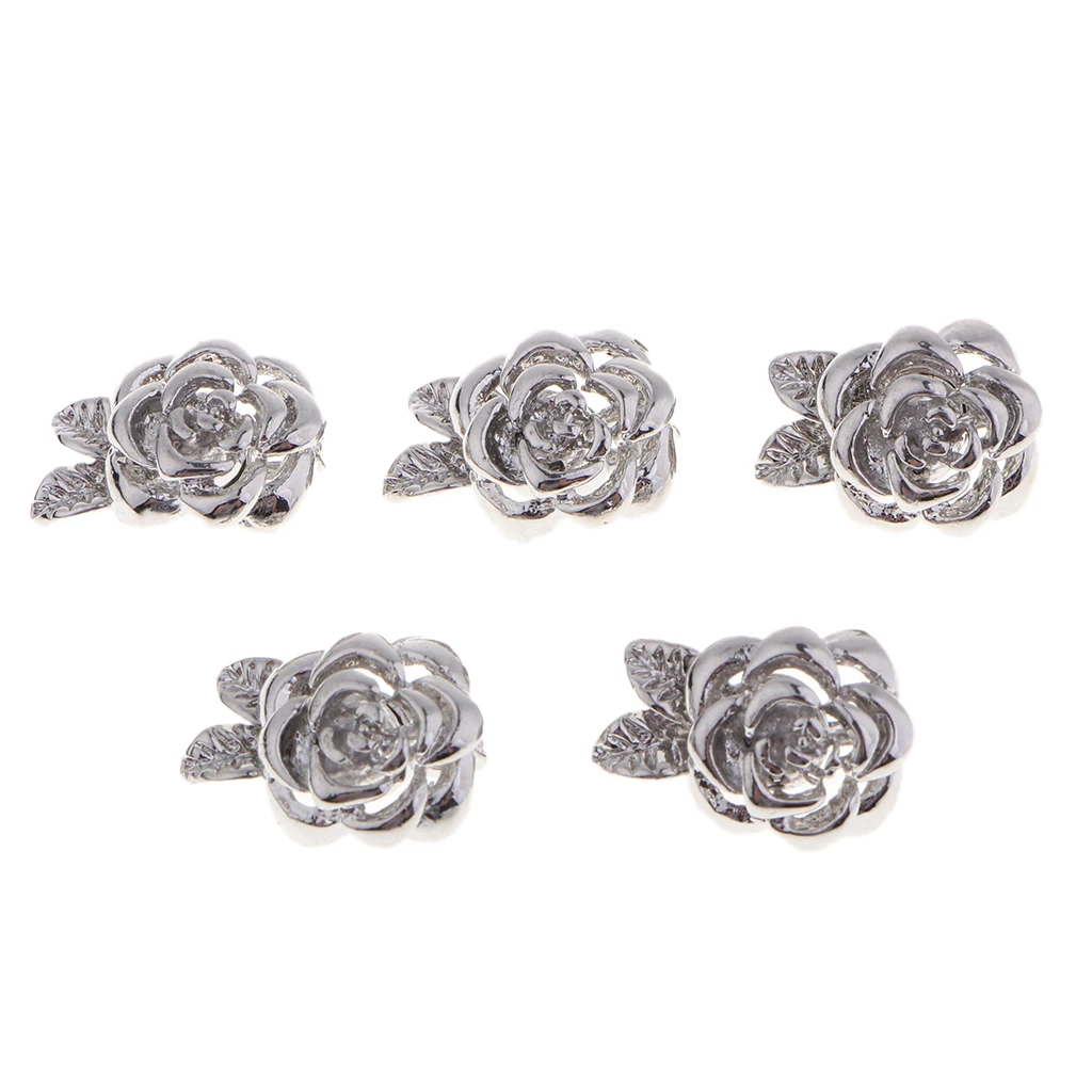 5 Pack Flower Jewelry Round Chain Closure Magnet Clasp Decoration For Chains, Bracelets, Necklaces 5 Pack Flower Jewelry Round Chain Closure Magnet Clasp Decoration For Chains, Bracelets, Necklaces