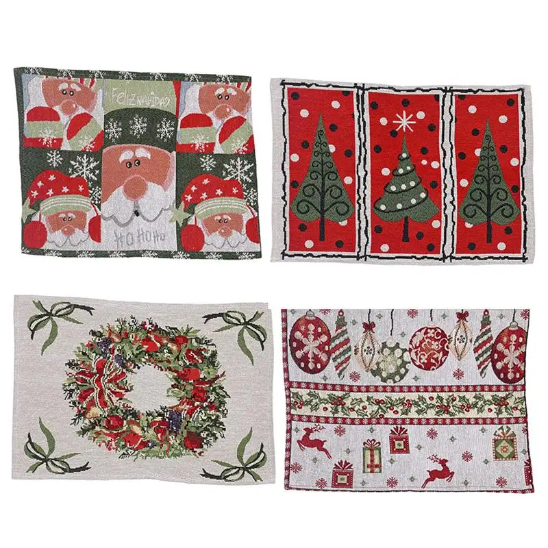 4pcs Creative Chic Stylish Party Placemat Table Placemat Table Mat Tableware Decoration Tableware Mat for Bar Christmas
4pcs Creative Chic Stylish Party Placemat Table Placemat Table Mat Tableware Decoration Tableware Mat for Bar Christmas