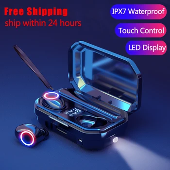 2000mah Bluetooth Earphones Hifi Bass Wireless Headphones With LED Display Earphone Touch IPX7 Waterproof Stereo TWS 5.0 HD Call
2000mah Bluetooth Earphones Hifi Bass Wireless Headphones With LED Display Earphone Touch IPX7 Waterproof Stereo TWS 5.0 HD Call