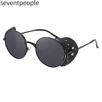 Retro Steampunk Sunglasses Women Metal Round Windproof Glasses 2020 Fashion Brand Designer Vintage Punk Shades Eyewear
Retro Steampunk Sunglasses Women Metal Round Windproof Glasses 2020 Fashion Brand Designer Vintage Punk Shades Eyewear