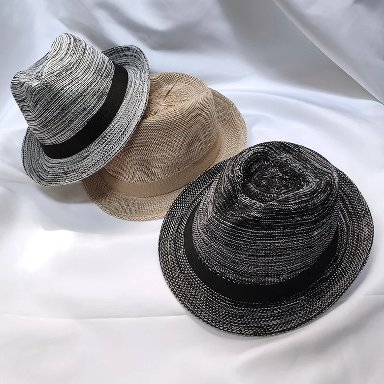Hat Men's Women's Casual Bowler Hat Summer Breathable Topee Gradient Color Korean-style Middle-aged Thin Type for Spring And Aut 
Hat Men's Women's Casual Bowler Hat Summer Breathable Topee Gradient Color Korean-style Middle-aged Thin Type for Spring And Aut