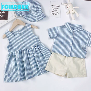 2020 Summer Children Clothing Sets 2pcs Girls Dresses Boys Suits Shirt+Pants Kids Siblings Toddler Clothes 12M-5Y girls boys
2020 Summer Children Clothing Sets 2pcs Girls Dresses Boys Suits Shirt+Pants Kids Siblings Toddler Clothes 12M-5Y girls boys