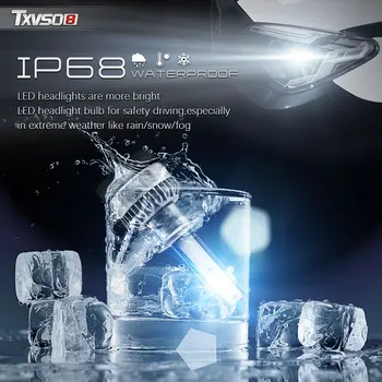 Txvso8 G1 H1 Super Bright Car Headlights Led Turbo Auto Bulb 110W 20000Lm Headlamp