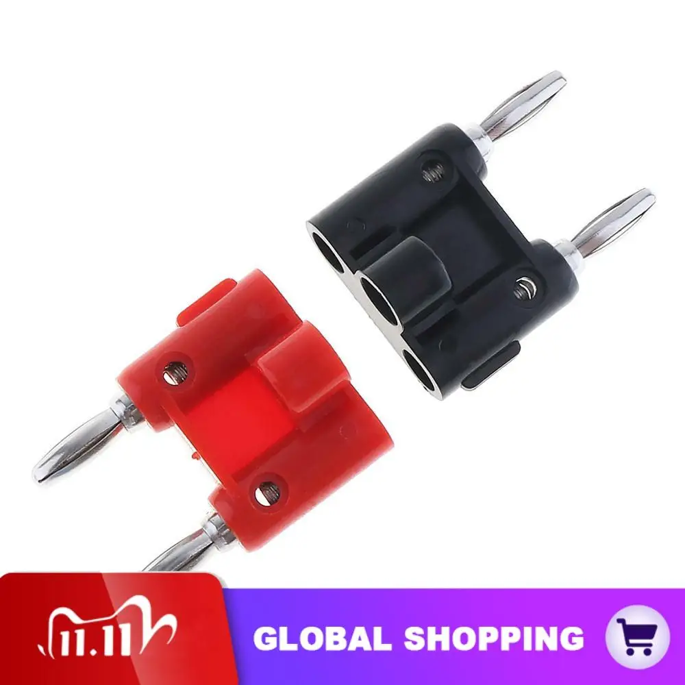 2pcs/lot 4mm Low Frequency Double Banana Plugs with Spacing 19mm for Digital Multimeter Power Strip
2pcs/lot 4mm Low Frequency Double Banana Plugs with Spacing 19mm for Digital Multimeter Power Strip