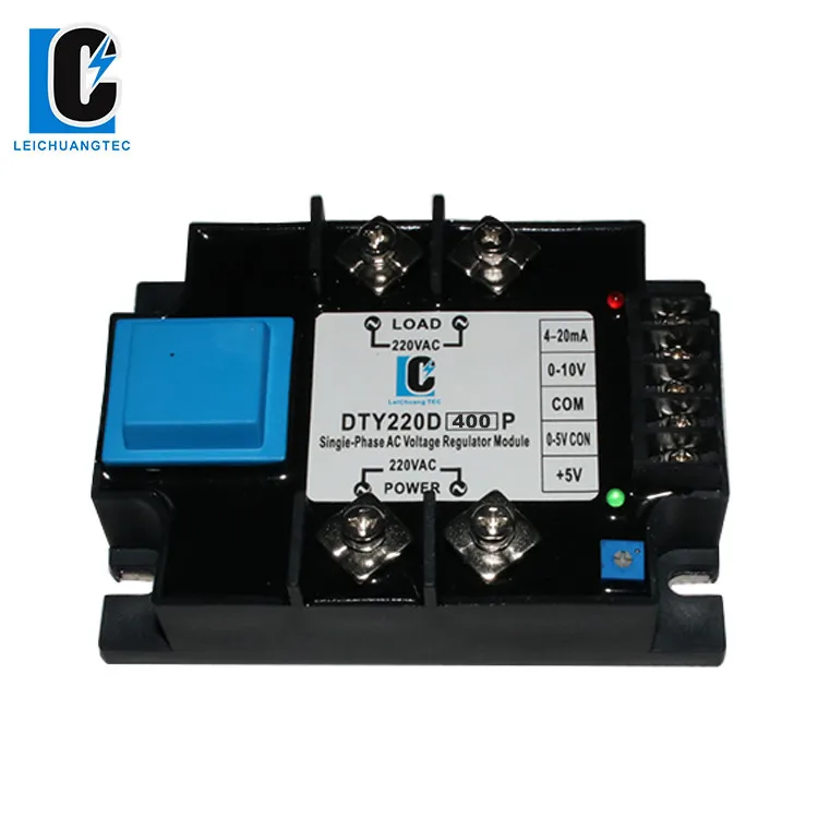 400A single phase ac voltage regulator module SCR,SSR 4-20mA,0-10V,potentiometer control
400A single phase ac voltage regulator module SCR,SSR 4-20mA,0-10V,potentiometer control