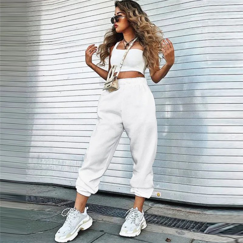 Spring and Autumn Women's Jogging Pants High Waist Solid Color Pocket Decoration Loose Hip Hop Casual All-match Ladies Clothing
Spring and Autumn Women's Jogging Pants High Waist Solid Color Pocket Decoration Loose Hip Hop Casual All-match Ladies Clothing